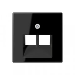 Virsma IAE/UAE-datu rozetei 2 x 8-polig, termoplasts, Serie A, melns