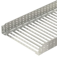 Kabeļu rene MKSM perforēta, ar ātro savienotāju 110x600x3050, V2A, 1.4301, 2B