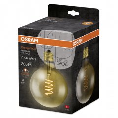 Spuldze Vintage 1906® LED CLASSIC GLOBE 28 4 W/2000 K GOLD E27