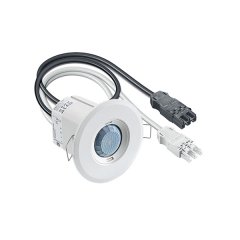 360° ceiling-mounted presence detector, recessed-mounted, approx. range Ø 8 m, remotely controlled