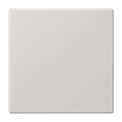 Nosedzošais vāks (tukša virsma) ar centrālplati , termoplasts, Serie LS, gaiši pelēks