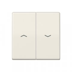 Taustiņs 2-viet žalūziju slēdzim, ar virzienrādītāju, termoplasts, Serie AS, ziloņkaula