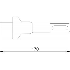 Ciršanas instruments rotējošam āmuram, St, G SDS-EWP 8x10