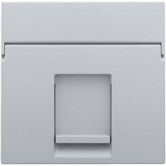 Central plate data 1x RJ, sterling coated
