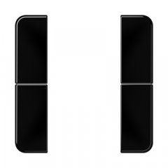 Taustiņs 2-viet, F50, Serie CD, melns