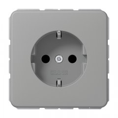 Kontaktligzda SCHUKO, 16 A 250 V ~, duroplasts, Serie CD, grau
