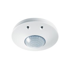 360° ceiling-mounted presence detector, recessed-mounted, KNX, measurement of temperature and relative humidity, range Ø 8 m, remotely controlled