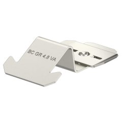 Stiprinājums sietv.kabeļu renē MS Profilam 82x33x17, V2A, 1.4310, 2B