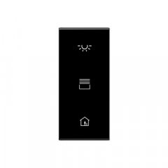 Virsma pogu modulim, F50, Serie AS/A, melns