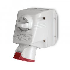 Kontaktligzda OPTIMA SURF.M.SOCKET ANGLED BOX 3P+E 16A