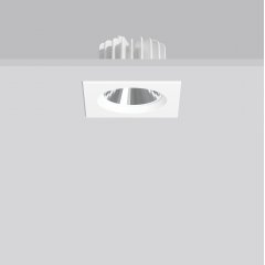 LEDONA square IP20, 12...25 W, 1600...3200 lm, 940, white, DALI Recessed downlights, L 130 B 130 H 3
