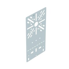 Montāžas plaksne plakana 235x120, St, DD