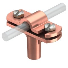 Kabeļu stiprinājums apaļstieplei 8-10mm, Zn, Cu 168 ZN-M6