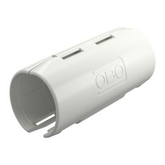 Quick pipe savienojuma mufta M25, PP, dzidri balts, 9010