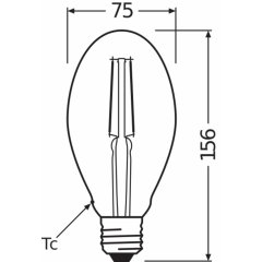 Spuldze Vintage 1906® LED SPECIAL Shapes 40 4 W/2400 K GOLD E27