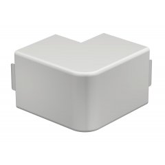 Ārēja stūra vāks 60x60mm, PVC, dzidri balts, 9010
