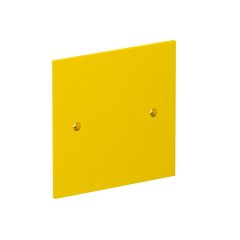 Montāžas adapteris tukšs 95x95mm, PA, dzeltens, 6000 VH-P1