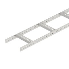 Kabeļu trepe ar trapecveida sprasli 40x510x3000, V2A, 1.4301, 2B