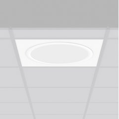 Gaismeklis TOLEDO FLAT, 30 W, 3450 lm, 830, white, DALI Lay-in luminaires, L 622 B 622 H 6, Plastic (PMMA) prismatic