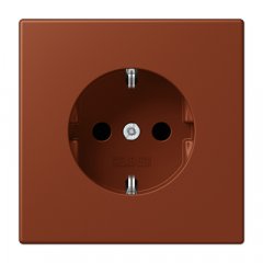 Kontaktligzda SCHUKO, 16 A 250 V ~, ar bērnu drošību, Serie LS, terre sienne brûlée 59
