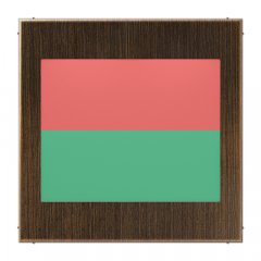 LED info zīme "luksofora funkcija", sarkans un zaļš, Serie LS, Messing antik