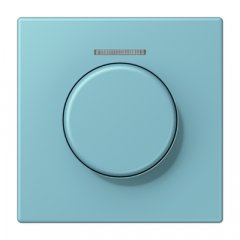Centrālplate ar indikācijas logu KNX rotējošajam sensoram, Serie LS, céruléen moyen