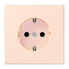 Kontaktligzda SCHUKO, 16 A 250 V ~, ar bērnu drošību, Serie LS, orange pâle
