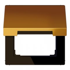 Rozetes vāks ar atsperi, zelta krāsā, Serie LS,