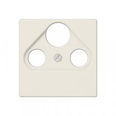 Centrālplate unversālā Sat/BK, duroplast, Serie AS, ziloņkaula