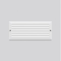 Gaismeklis BRICK STEPS, 6 W, 75 lm, 830, white, on/off Recessed wall and step luminaires, L 236 B 100 H 5, Plastic (PC) opal