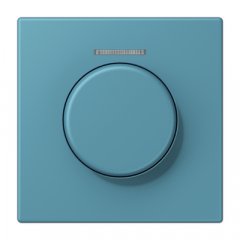 Centrālplate ar indikācijas logu KNX rotējošajam sensoram, Serie LS, céruléen vif