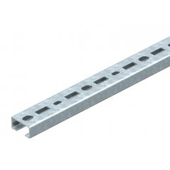 Profilēta sliede perf., šlices platums 16 mm 600x30x15, St, FT