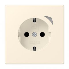 Kontaktligzda JUNG HOME SCHUKO, 16 A 250 V ~, skrūvju spailes, ar indikātoru un bērnu drošību, termoplasts krāsots