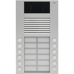 Virsapmetuma ārejais namrunis (door-phone) 20 mm ar 12 zvaniem divās rindās un kameru