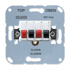 Audio rozete 4-kontakti balts meh. JUNG