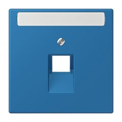 Virsma IAE/UAE-datu rozetei 1 x 8-polig, marķējams, termoplasts lakots, Serie LS, bleu céruléen 31