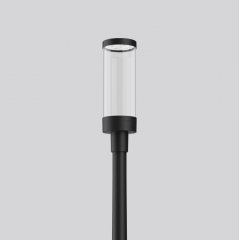Gaismeklis LUPALO Scandia, 14 / 34 W, 1650 / 3850 lm, 740, anthracite, DALI Zhaga Pole top luminaires, D 187 H 572, Transparent glass