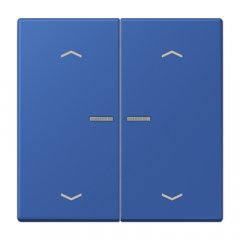 JUNG HOME taustiņš 2-viet, ar bultiņu simboliem<br />
, Serie LS, bleu outremer 59
